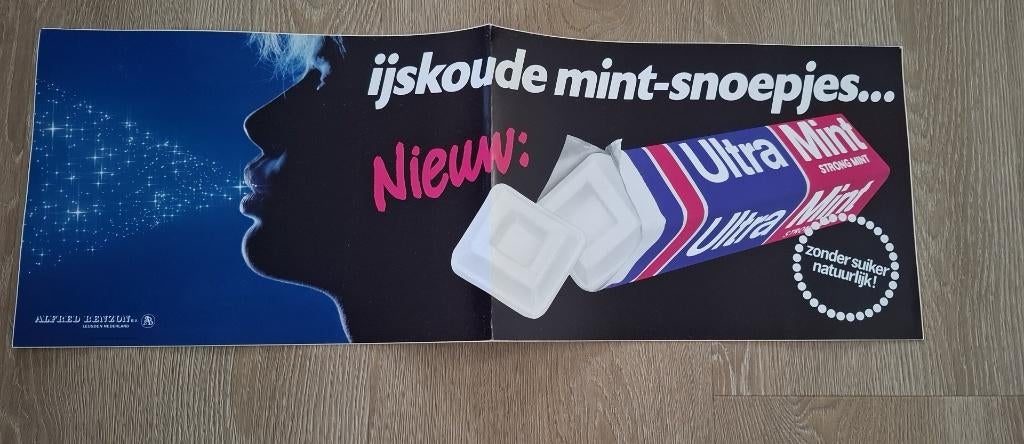 ijskoude mint-snoepjes sticker, Verzamelen, Ophalen of Verzenden, Nieuw, Merk