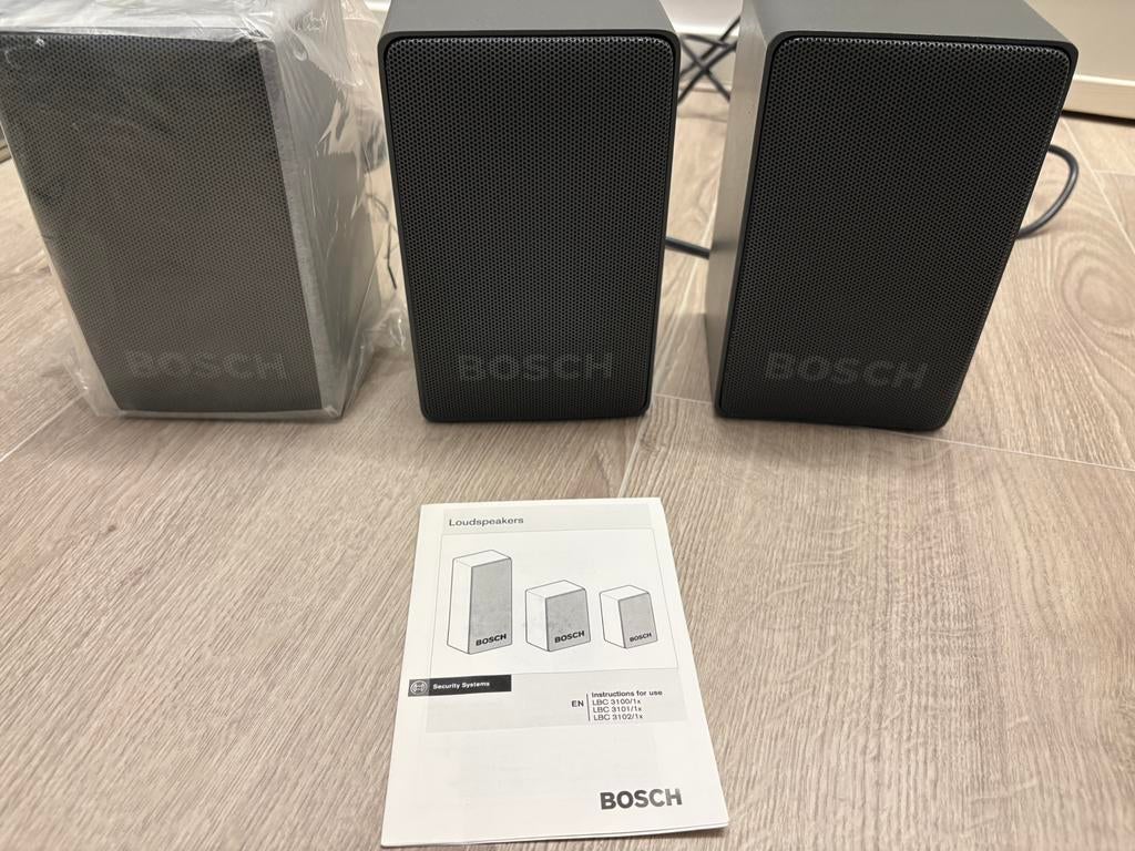 Bosch LBC 3100/11, Zo goed als nieuw, Minder dan 60 watt, Front, Rear of Stereo speakers, Ophalen