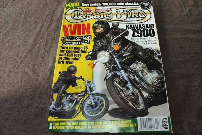 Classic Bike apr1997 Kawasaki Z900 Norton Commando Greeves, Ophalen of Verzenden, Gelezen