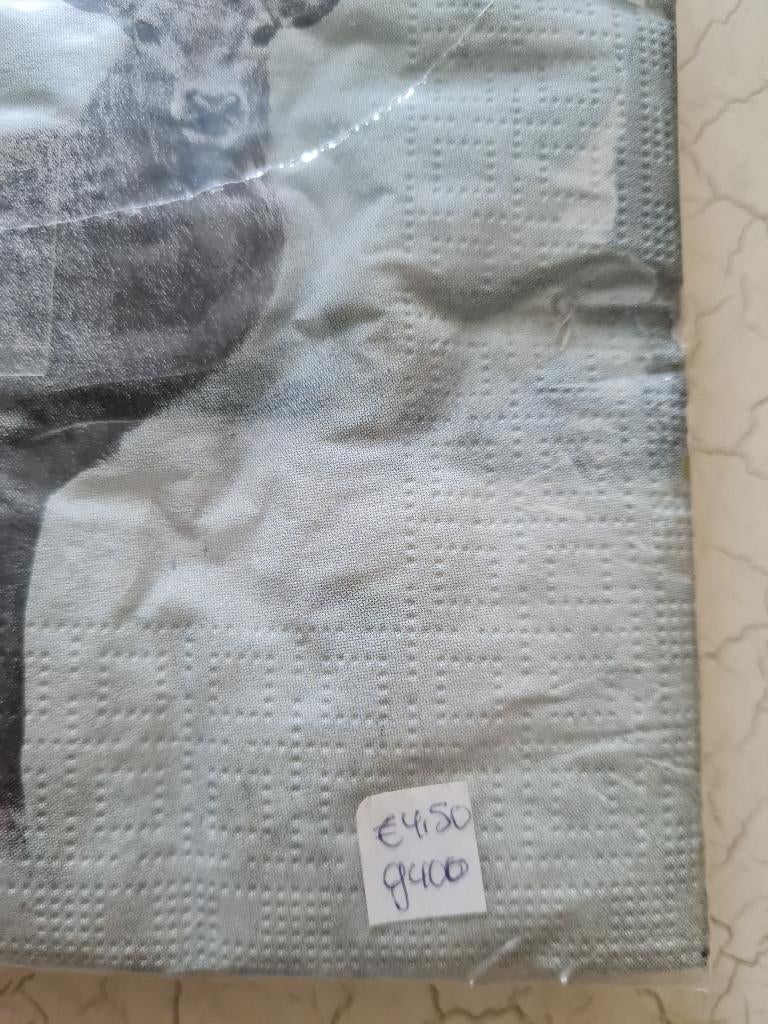 papieren servetten hert merk PPD, Heikant 21 Kaatsheuvel, Belle Vieille Brocante, Nieuw, Ophalen of Verzenden