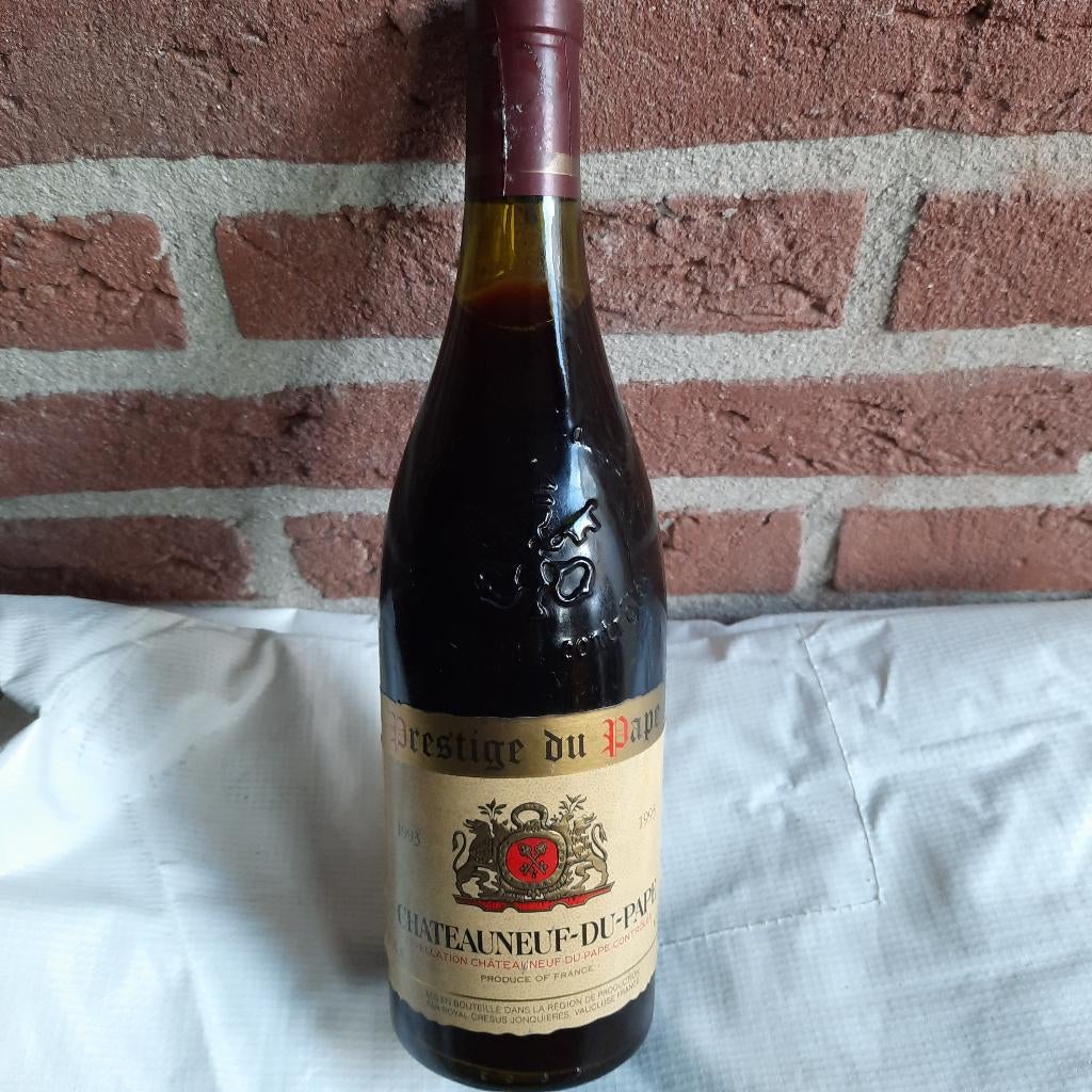 Chateau Neuf - Du Pape 1993, Ophalen, Frankrijk, Zo goed als nieuw, Rode wijn