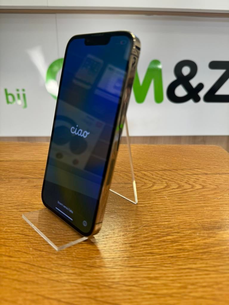 Apple iPhone 13 Pro Max 128GB Goud - 2e hands - 100%, Telecommunicatie, Mobiele telefoons | Apple iPhone, 128 GB, Ophalen of Verzenden