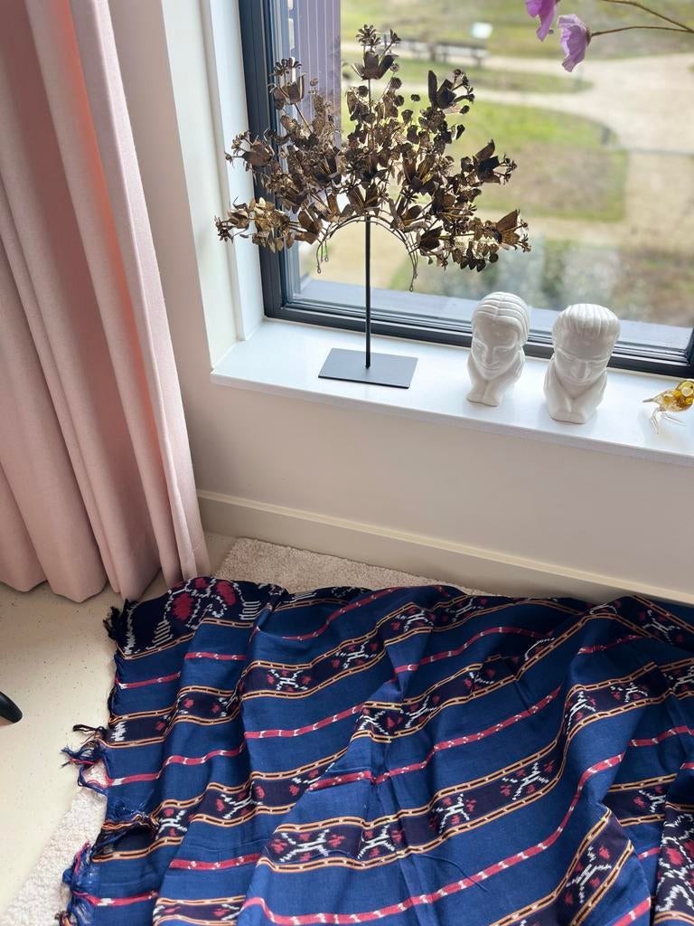 Javaanse Tenen Weefsel uit Solo, Indonesië, Antiek en Kunst, Antiek | Kleden en Textiel, Ophalen of Verzenden