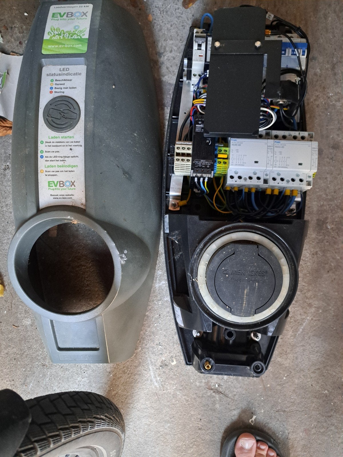 EVBox Laadpaal 22 kW - Gebruikt, Ophalen of Verzenden, Gebruikt, Laadpaal