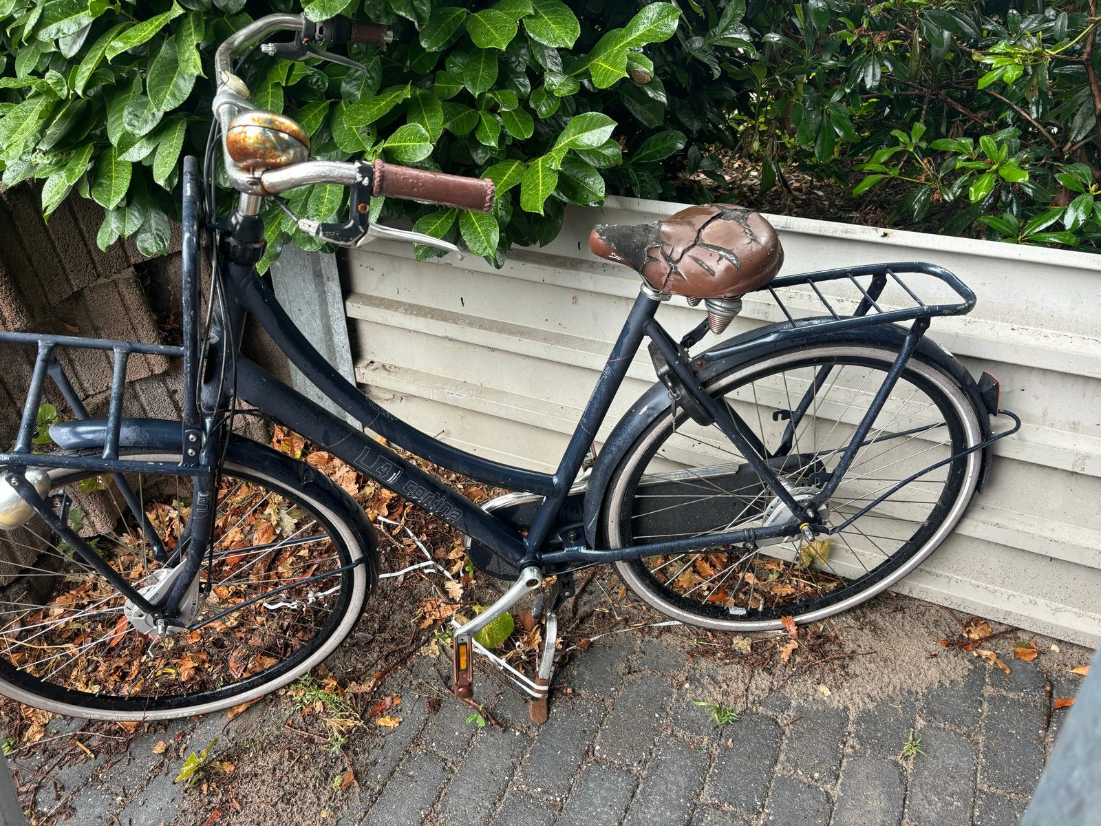 Degelijke Stationfiets met voordrager, Gebruikt, 50 tot 53 cm, Trommelrem, Ophalen