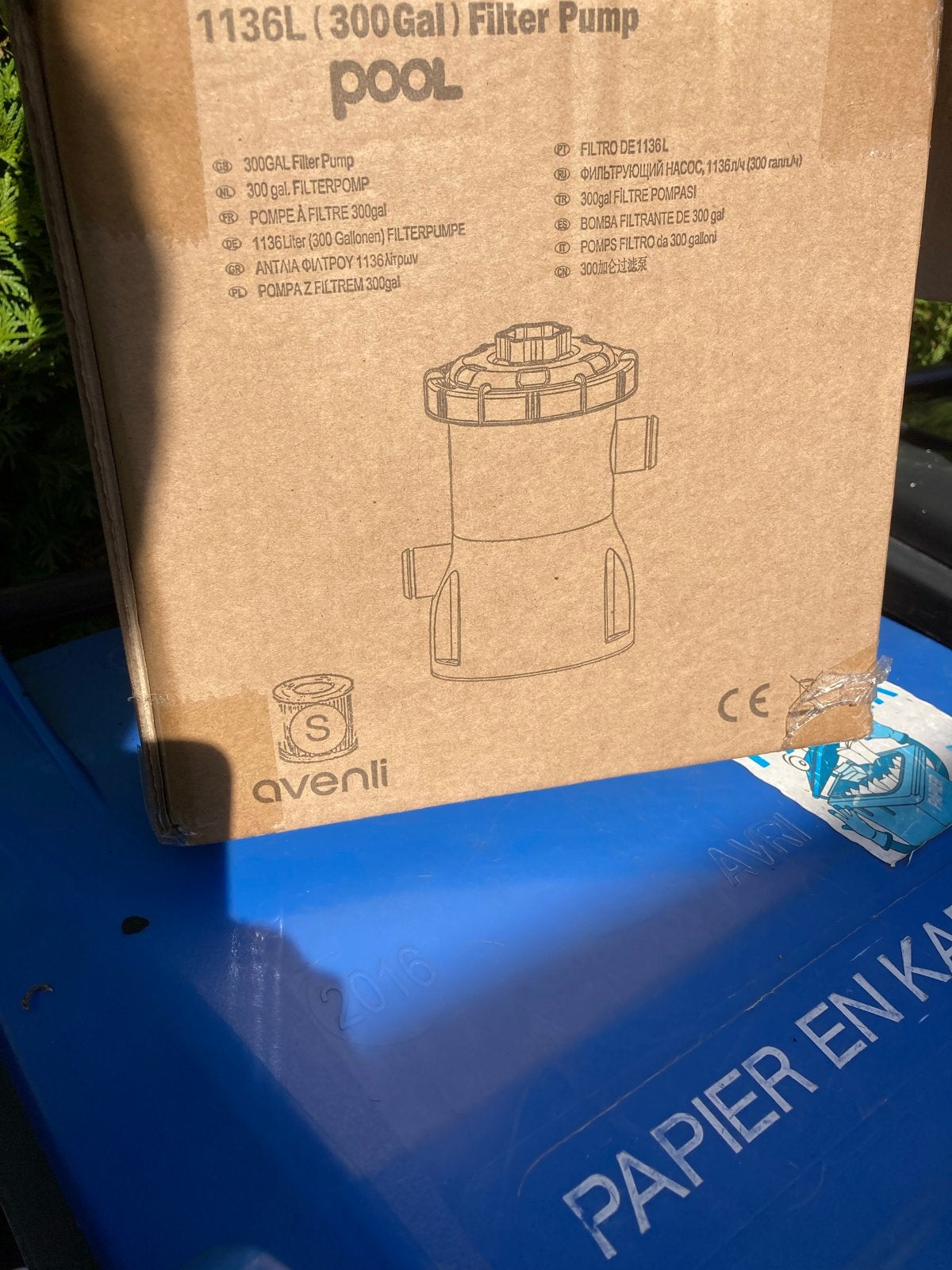 Avenli filter voor Opzetzwembad, Ophalen, Nieuw, Filter