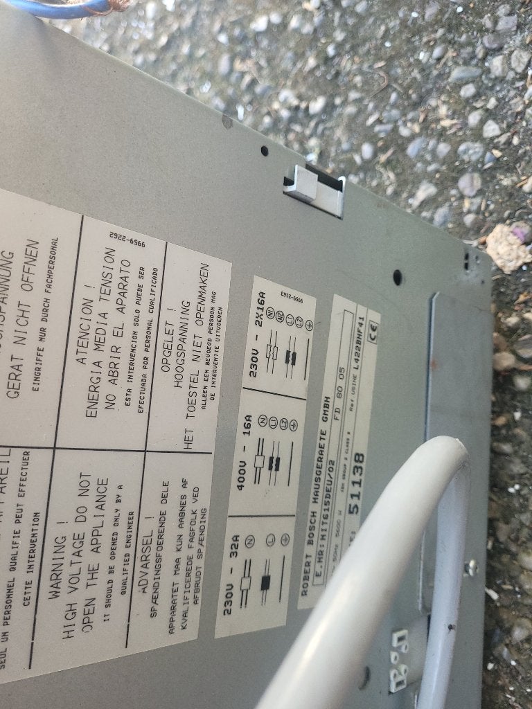 ​te koop bosch inductie kookplaat met defect, Ophalen, Gebruikt, 4 kookzones, Inbouw