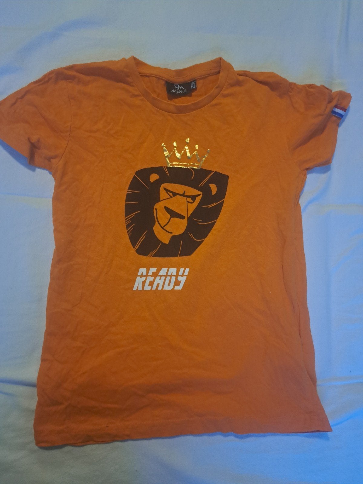 Tshirt oranje maat 146, Ophalen, 9th Avenue, Jongen of Meisje, Zo goed als nieuw
