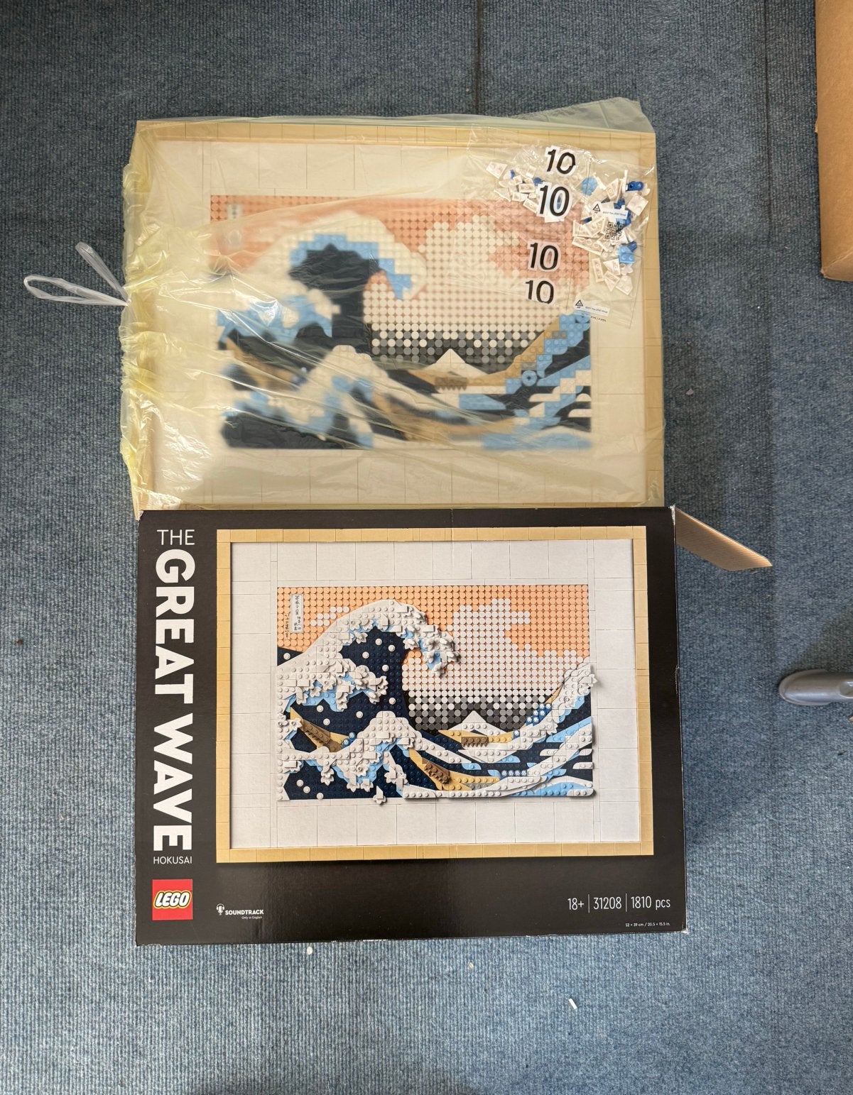 LEGO ART 31208 The great wave Hokusai, Ophalen of Verzenden, Zo goed als nieuw