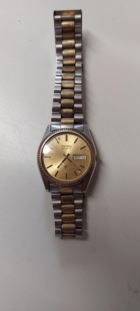 Seiko SQ Quartz horloge, Ophalen of Verzenden, Staal, Overige merken