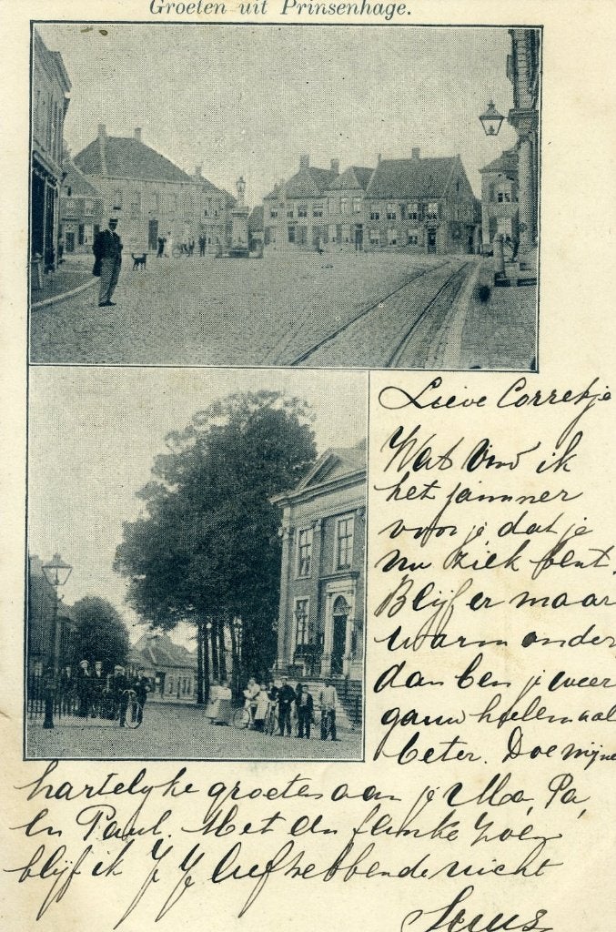 ansichtkaart Princenhage, Ophalen of Verzenden, Voor 1920, Gelopen, Zuid-Holland