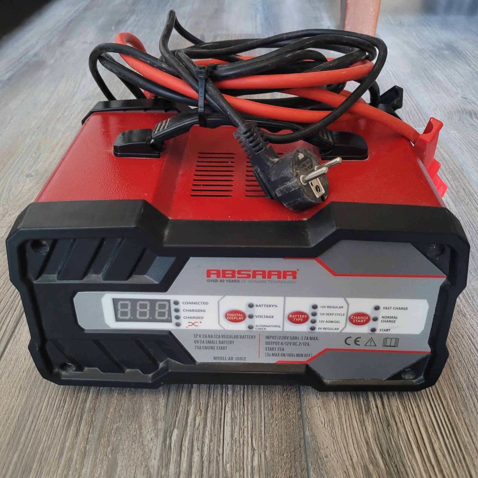 ABSAAR Acculader met starthulp AB-JS012, Ophalen of Verzenden, Nieuw