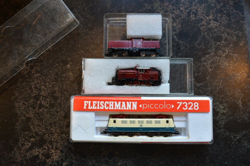 fleischmann minitrix 3x lok rijd niet n spoor, Gebruikt, Fleischmann, Ophalen of Verzenden, Analoog