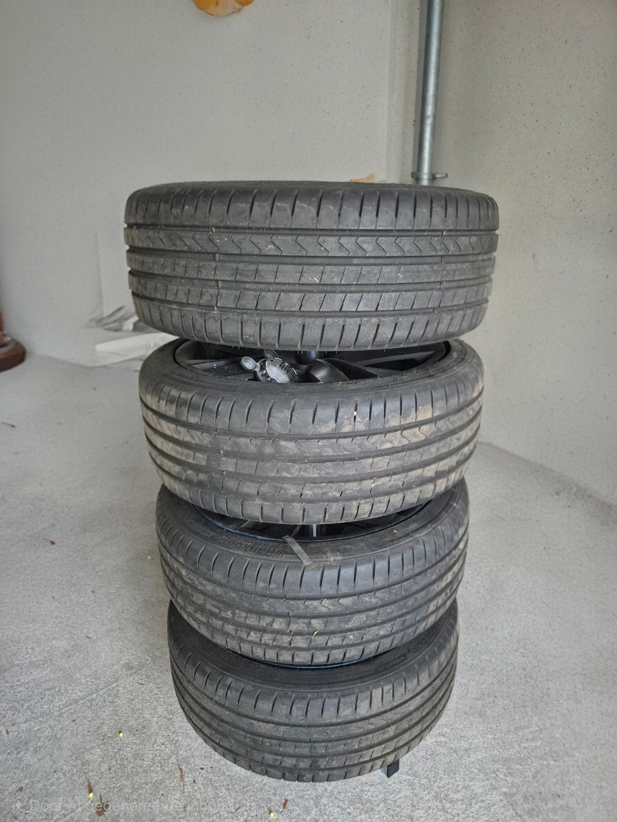 4 Seat Velgen plus Banden 215/40/17 inch - Cupra, Ophalen, 215 mm, Banden en Velgen, 17 inch