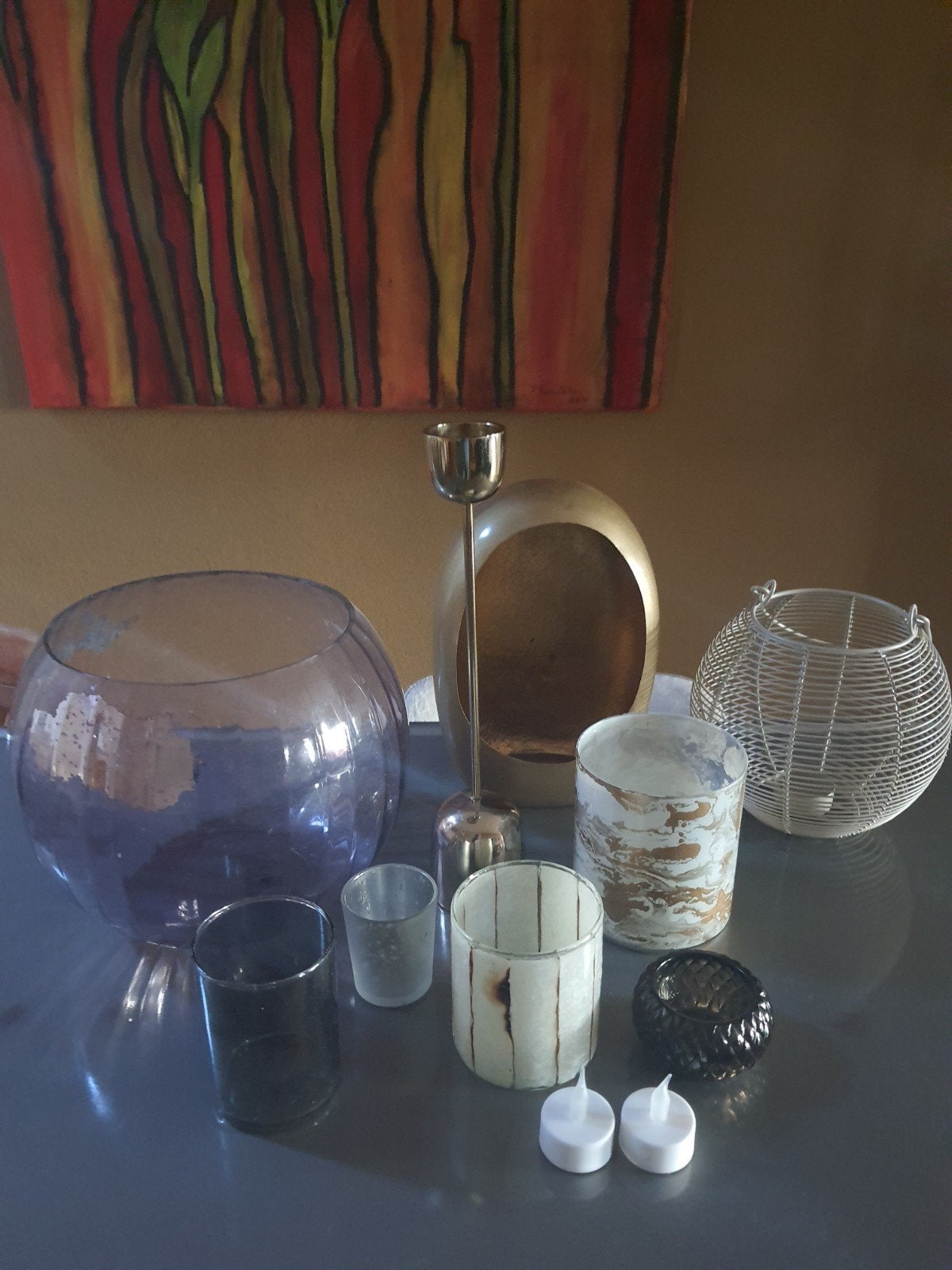 8 WINDLICHTEN oa PTMD,EGG,LIGHT OF LIVING GRATIS OLIEBRANDER, Ophalen, Kaars, PTMD