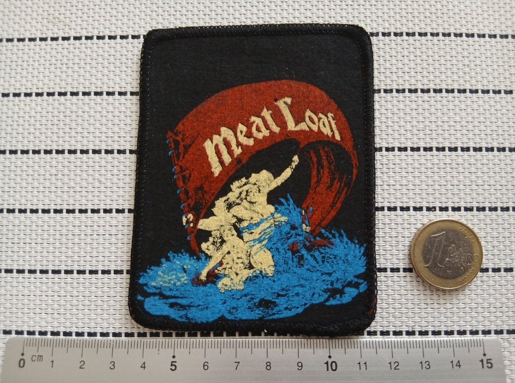 Meat Loaf vrij zeldzame vintage 1981 dead ringer patch m188, Verzamelen, Ophalen of Verzenden, Nieuw, Kleding