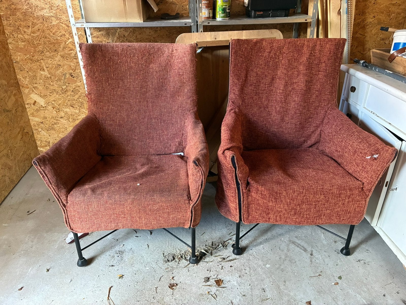 Charly stoelen willen graag aandacht, Huis en Inrichting, Fauteuils, Ophalen, Gebruikt, 75 tot 100 cm, Overige materialen