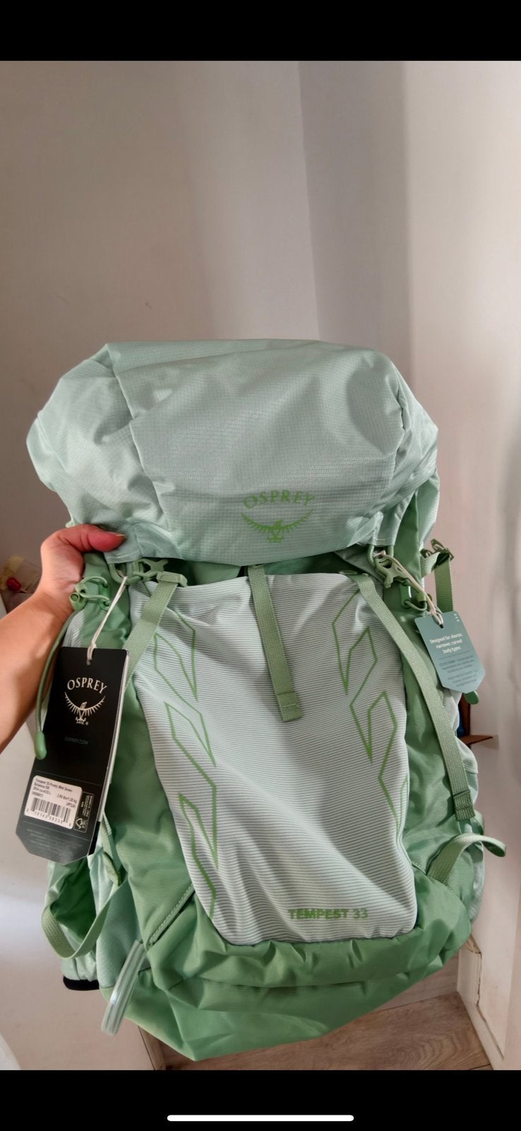 Osprey tempest 33 mint women backpack, 40 cm of meer, Zo goed als nieuw, 60 cm of meer, Ophalen