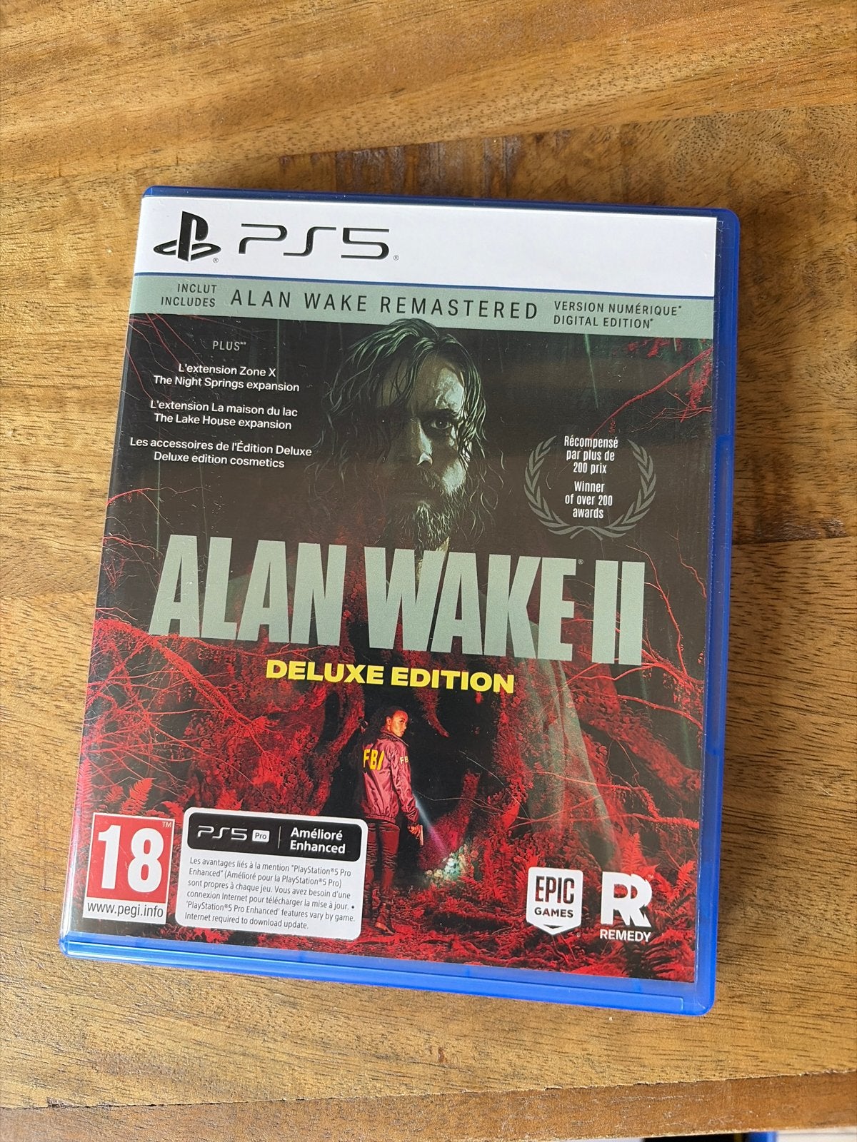 Alan Wake II Deluxe Edition PS5 (incl. Remastered), Spelcomputers en Games, Games | Sony PlayStation 5, Zo goed als nieuw, Avontuur en Actie