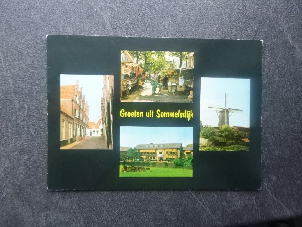 Sommelsdijk, molen/markt 1979, Verzenden, 1960 tot 1980, Gelopen, Noord-Brabant