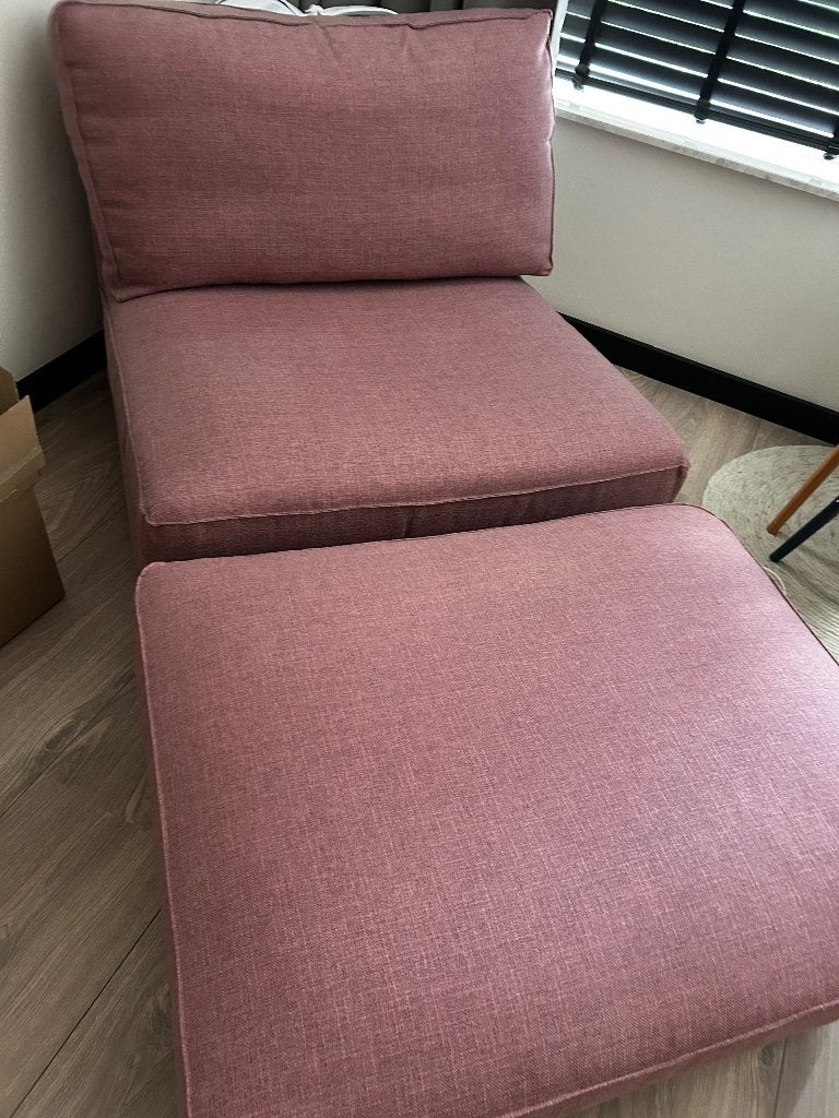 2x IKEA KIVIK element + hocker + extra hoes!, Ophalen, Gebruikt, Eenpersoons, 75 tot 100 cm