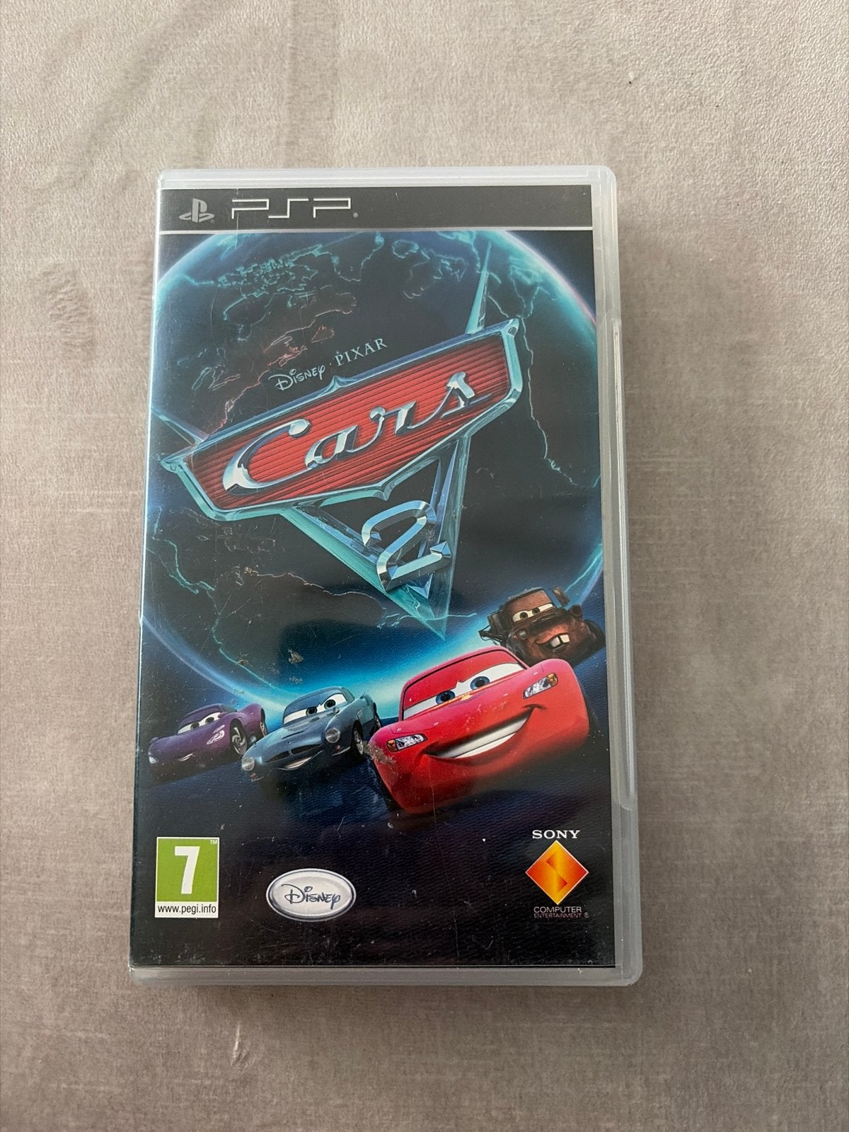 Cars 2 PSP Game - Disney Pixar Avontuur, Gebruikt, 1 speler, Vanaf 7 jaar, Ophalen