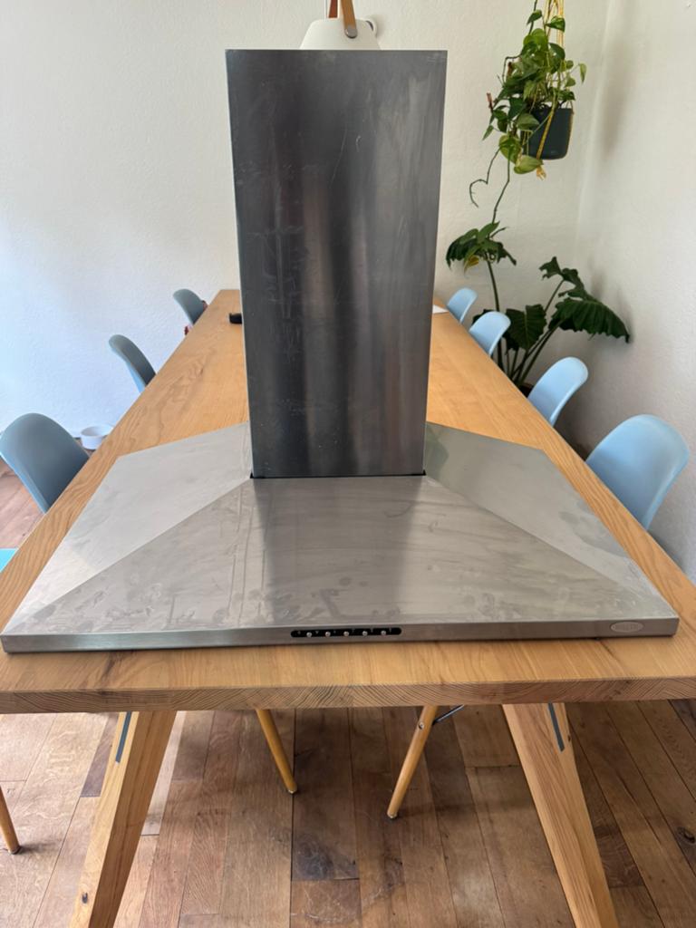 Boretti afzuigkap RVS 80x50cm, Ophalen, Gebruikt, Wandschouwkap
