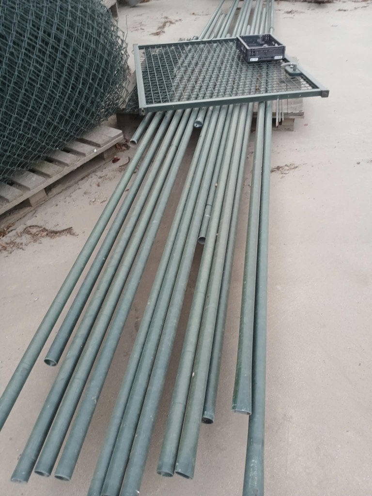hekwerk, Ophalen, Met poort, Gebruikt, Gaashekwerk
