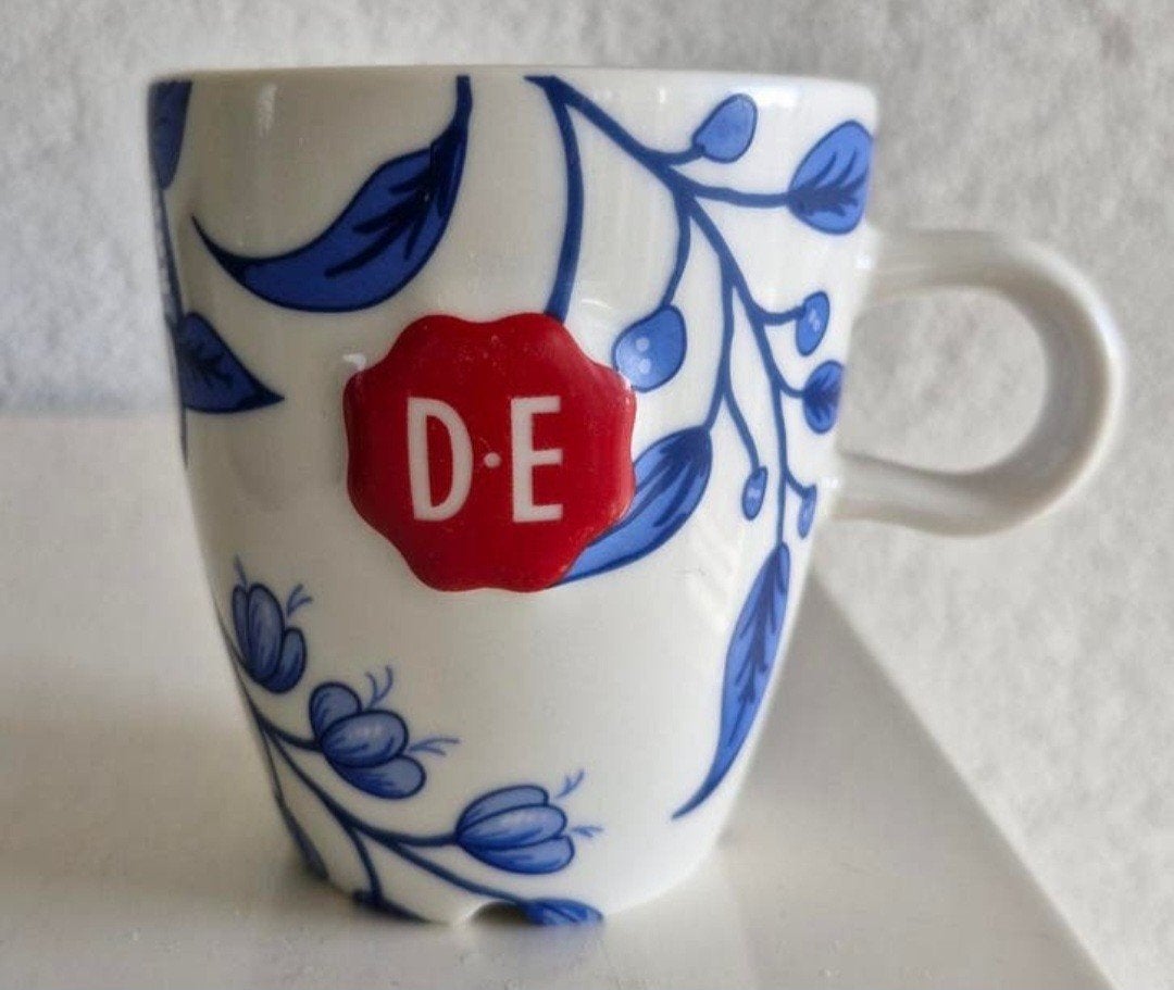 Douwe Egberts senseobeker Hylper Heritage, Ophalen of Verzenden, Zo goed als nieuw, Overige stijlen, Kop(pen) en/of Schotel(s)