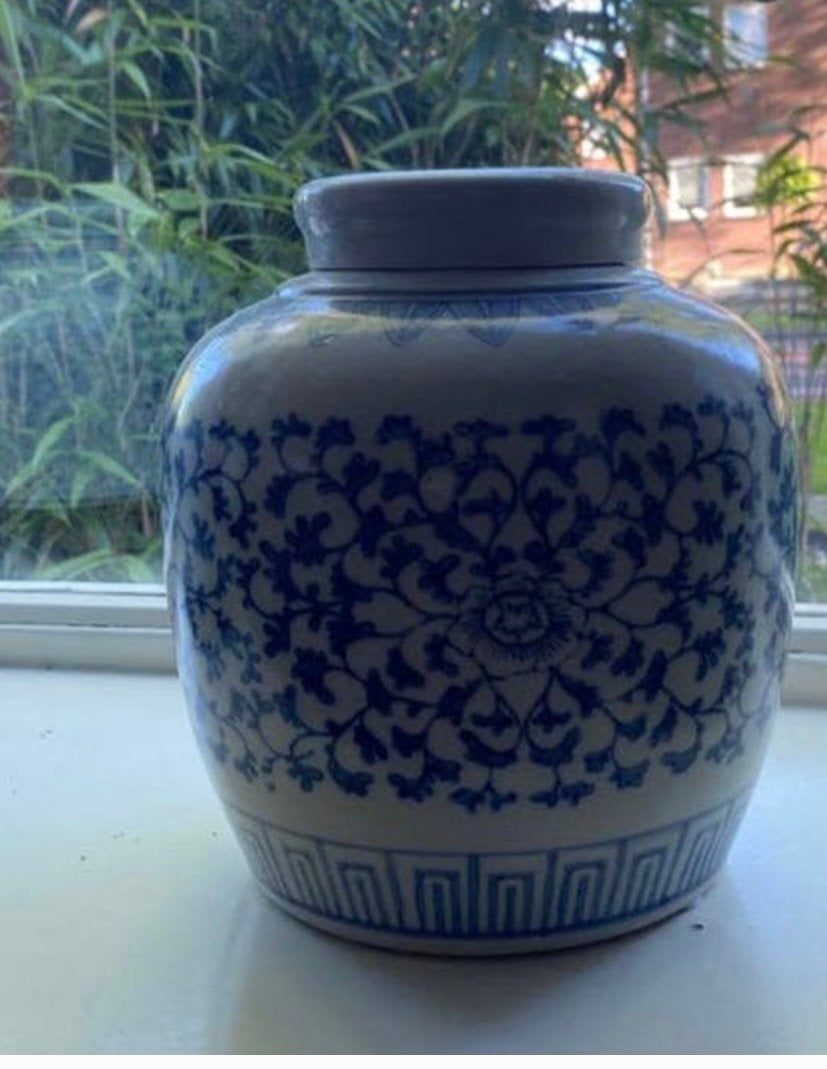 Chinese deksel pot, Huis en Inrichting, Woonaccessoires | Vazen, Ophalen