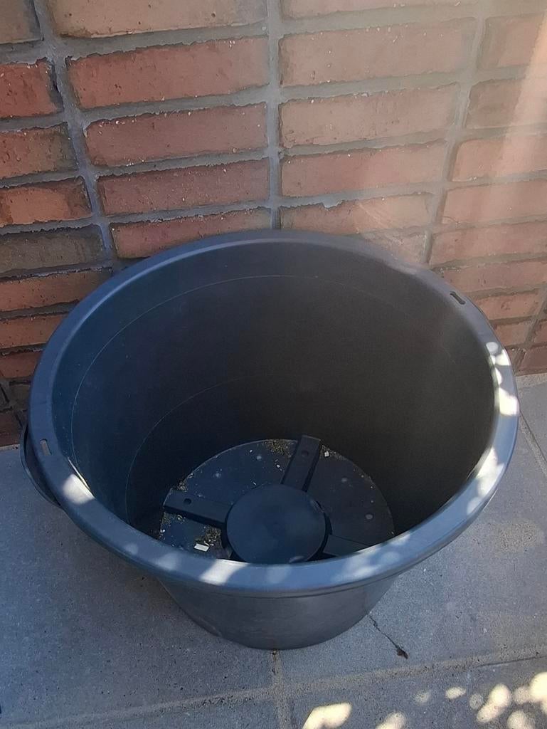 3 Kunststof plantcontainer/boompotten/plantenbakken - 52cm, Tuin en Terras, Bloempotten, Ophalen, Kunststof, 40 cm of meer, Rond