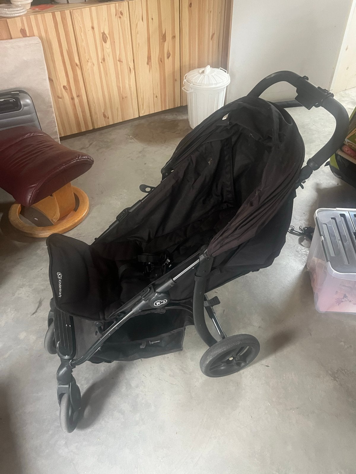 Kinderkraft Cruiser Kinderwagen - Zwart, Ophalen, Gebruikt, Kinderwagen, Overige merken