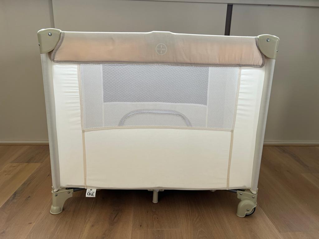 Handig campingbedje voor baby (inclusief matras), Ophalen, Zo goed als nieuw, Minder dan 140 cm, Matras