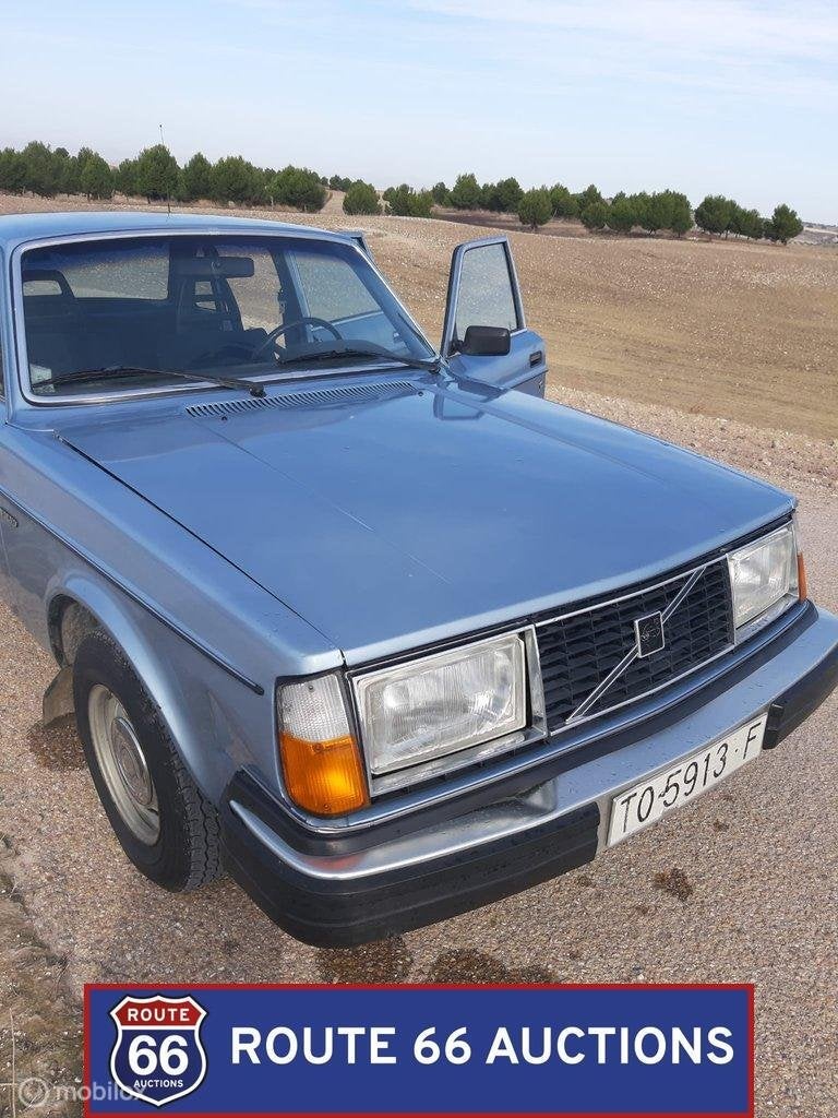 Volvo 244 GL | 1980 | Route 66 Auctions, Overige carrosserieën, Zwart, Bedrijf, Handgeschakeld