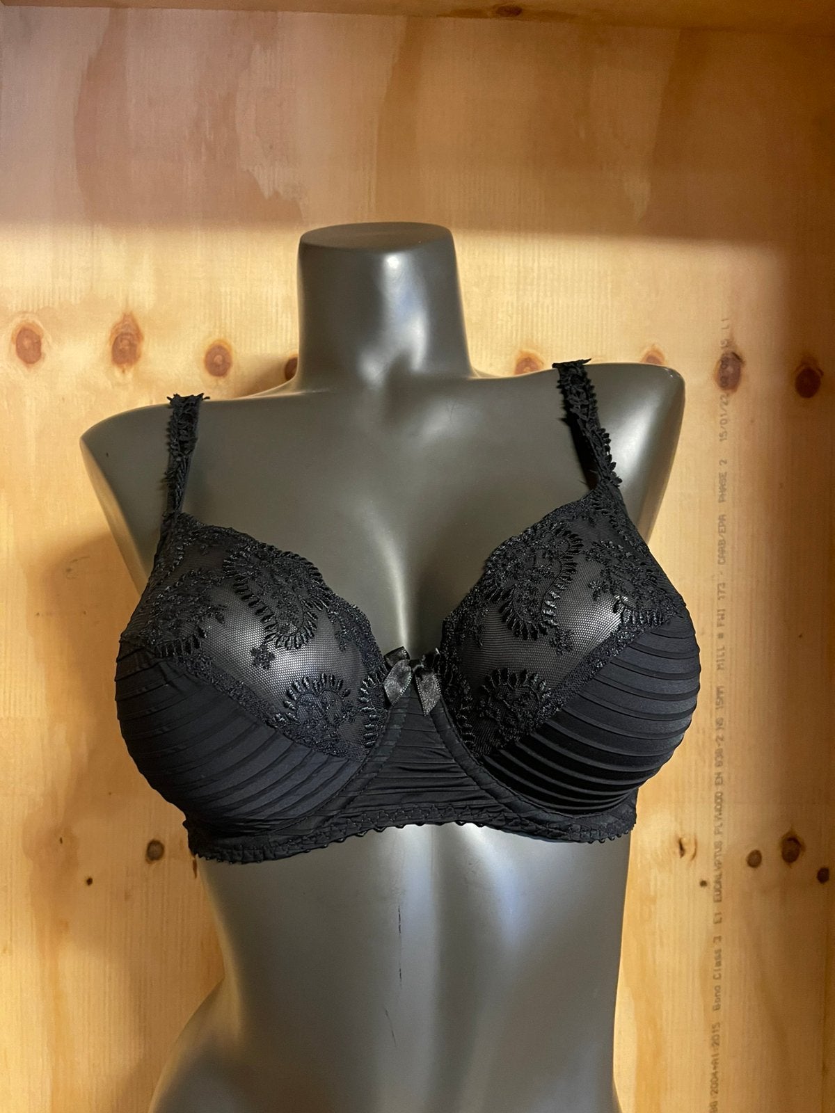 Louisa bracq bh 65e - 70e - 75e - 80e - 85e - 90e - 95e, Verzenden, Zwart, BH
