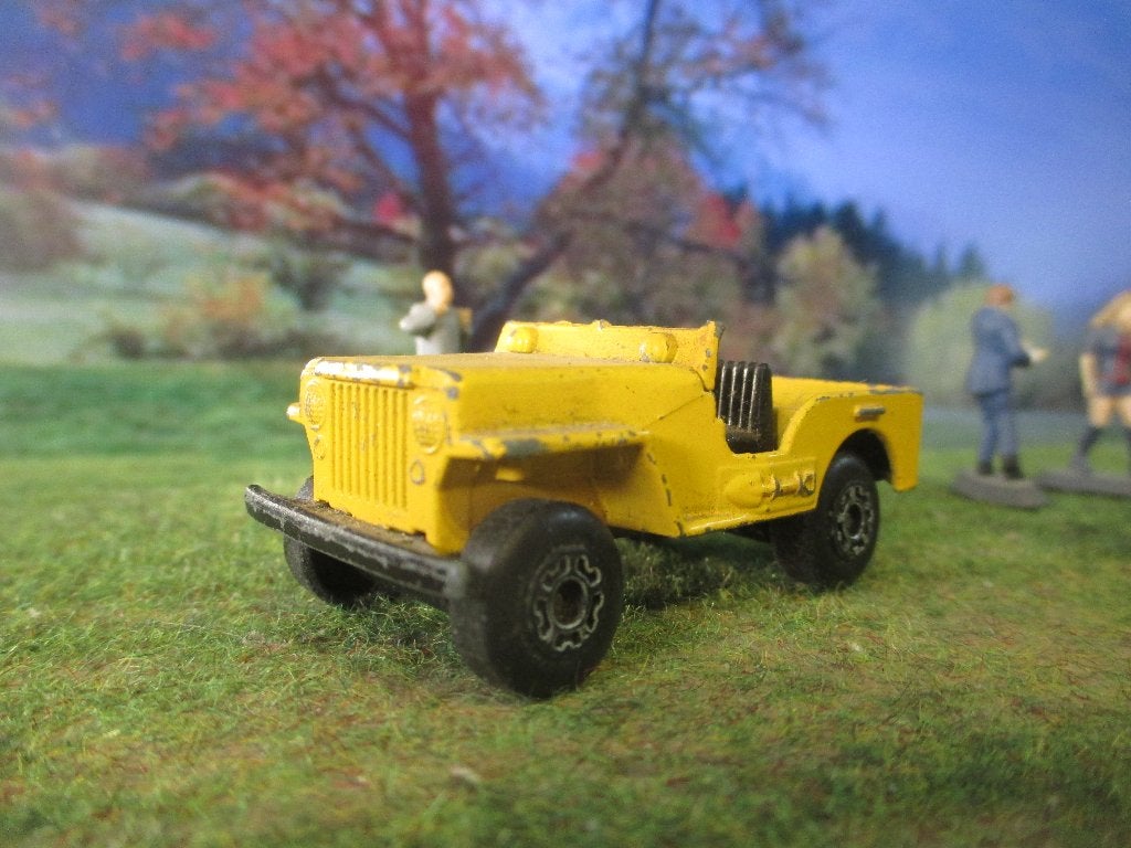 1:52 Willy's Jeep 1-52 Lesney Matchbox Two-Pack TP-7 '77-'79, Ophalen of Verzenden, Gebruikt, Auto