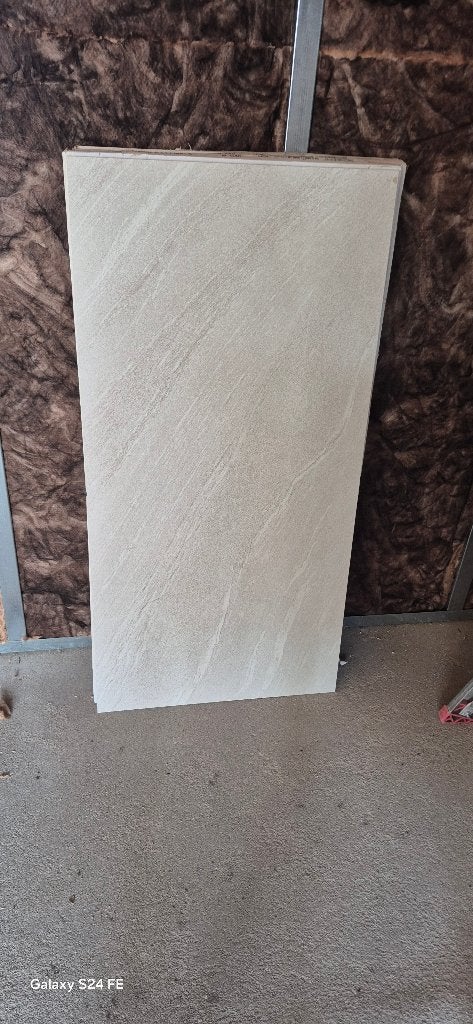 Badkamer tegeld 60x120, Ophalen, 60 cm of meer, Nieuw, 5 tot 10 m²