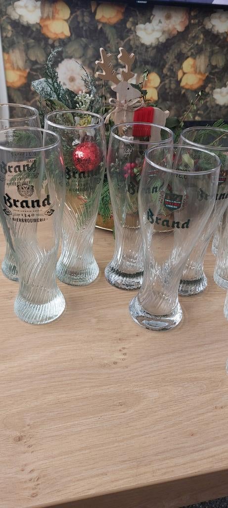 Diverse bierglazen van verschillende merken, Ophalen of Verzenden, Gebruikt, Glas of Glazen, Overige merken
