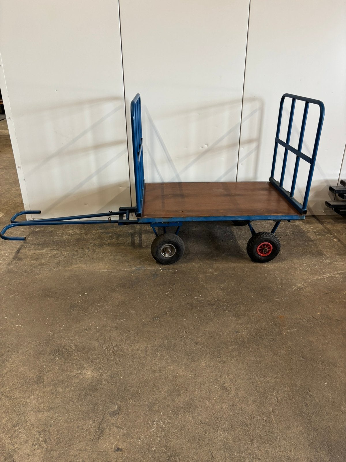 Handtrekwagen 120x80cm transportwagen / magazijnwagen kar, Ophalen, Gebruikt, Transportkar, .