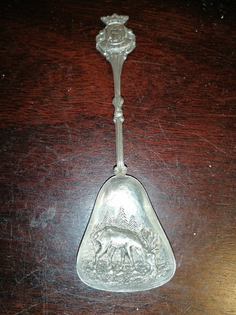 Een mooie verzilverde scheplepel Ommen, Ophalen of Verzenden, Zilver