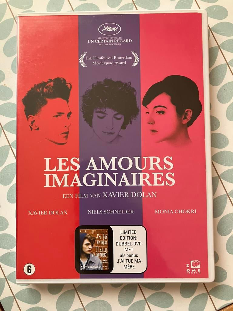 Dvd Les Amours Imaginaires arthouse filmhuis xavier dolan, Vanaf 16 jaar, Ophalen of Verzenden, Zo goed als nieuw, Frankrijk