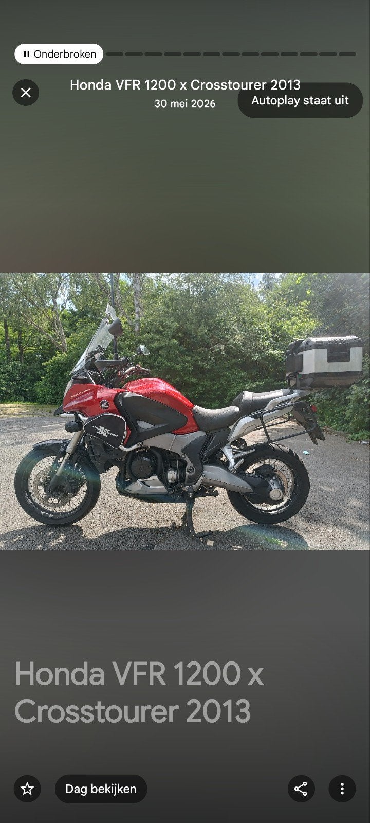 Honda VFR 1200 X Crosstourer 2013 - Klaar voor avontuur, Motoren, Onderdelen | Honda, Ophalen