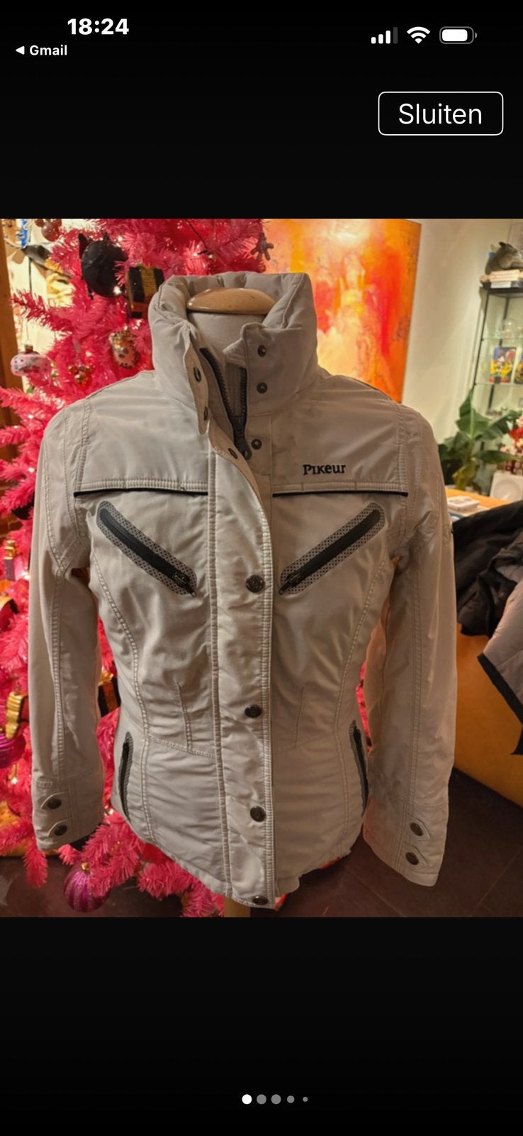 Pikeur jas, Ophalen of Verzenden, Zo goed als nieuw, Maat 38/40 (M), Beige