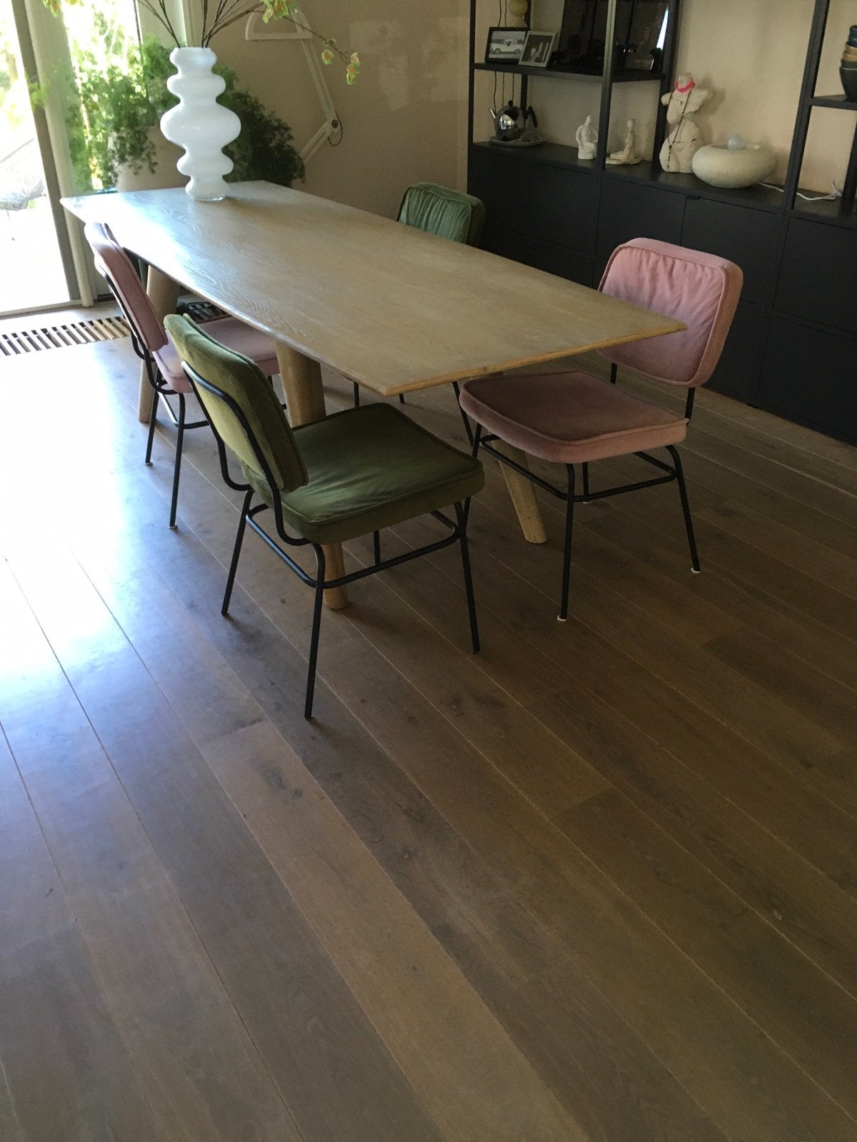 Te koop 4 eetkamerstoelen, Huis en Inrichting, Stoelen, Ophalen, Zo goed als nieuw, Twee