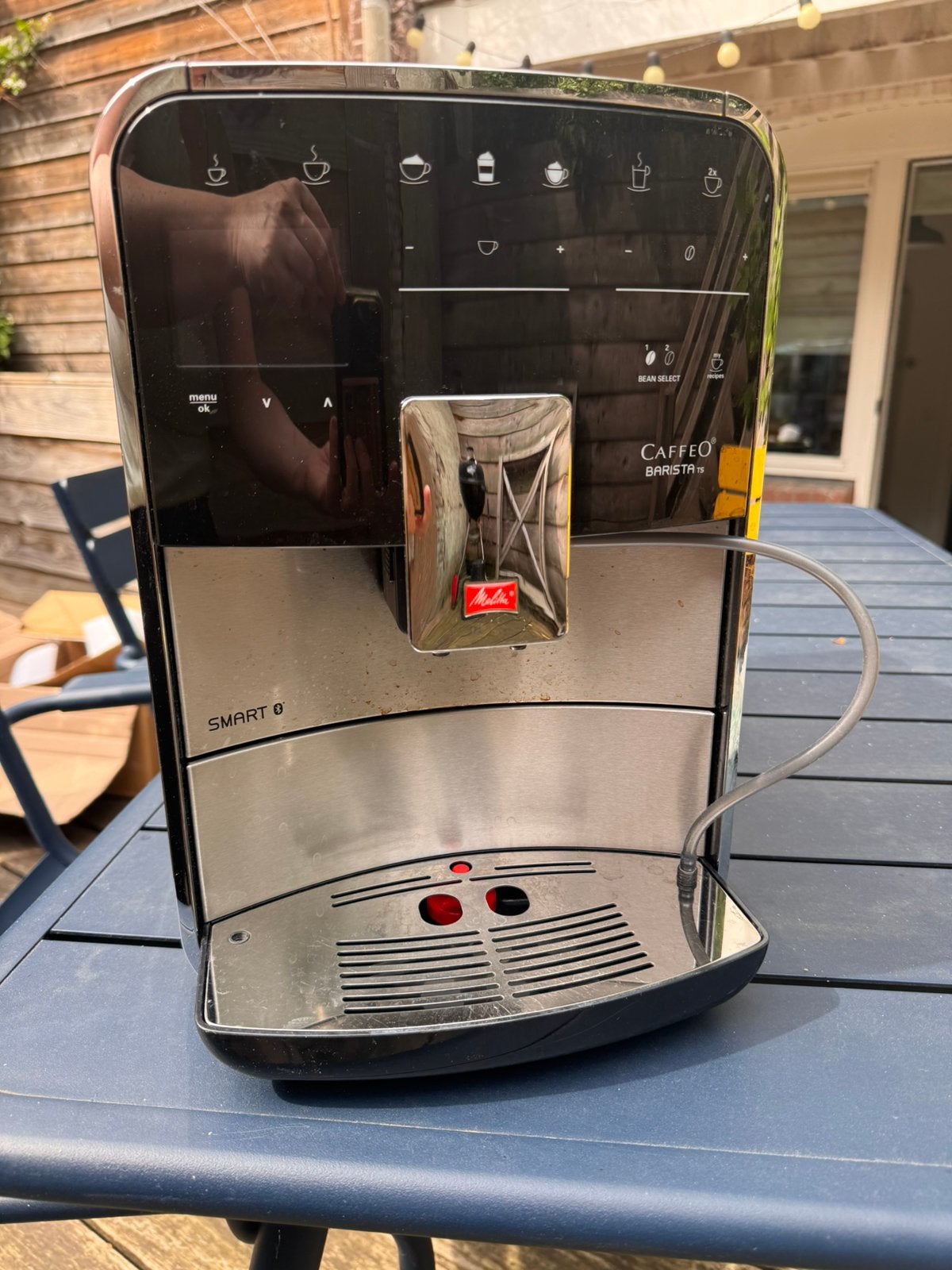 Melitta Caffeo Barista TS Smart Koffiemachine, Witgoed en Apparatuur, Koffiezetapparaten, Ophalen, Afneembaar waterreservoir, Gebruikt