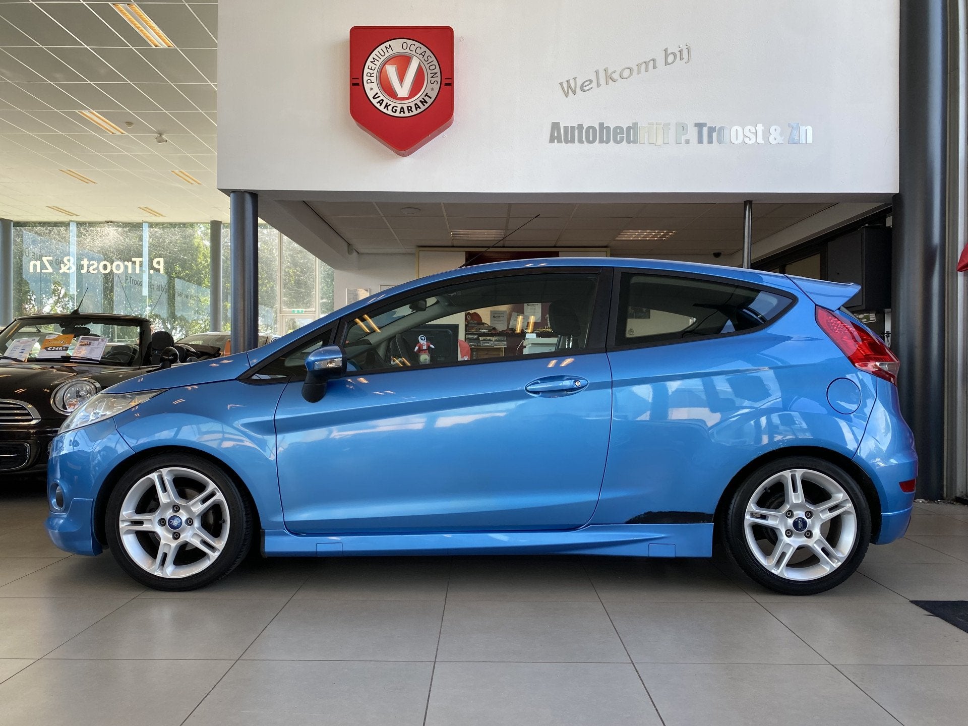 Ford Fiesta 1.6 Ghia,ST Line Pakket,Apple Carplay Android/Au, Stof, Gebruikt, 31 €/maand, 4 cilinders