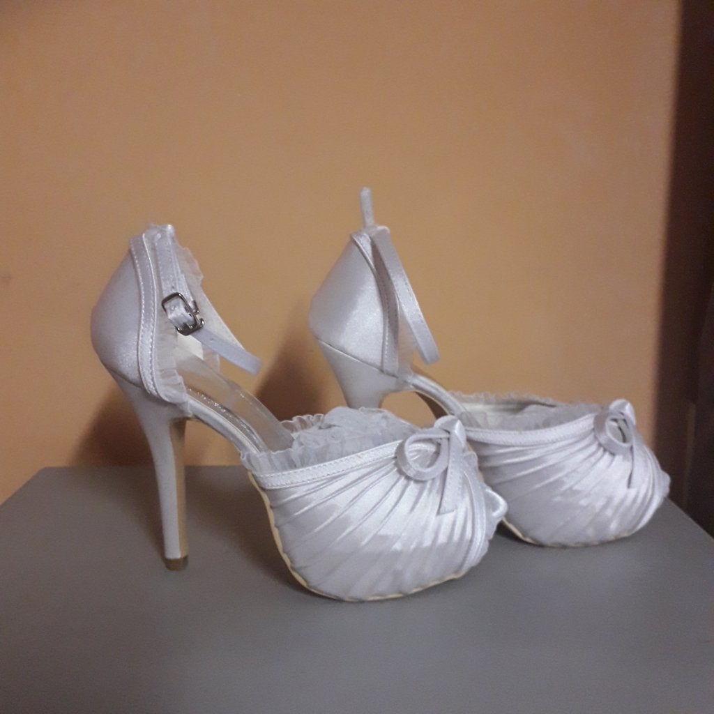 schoenen 37, Schoenen met lage hakken, Verzenden, Wit, Nieuw