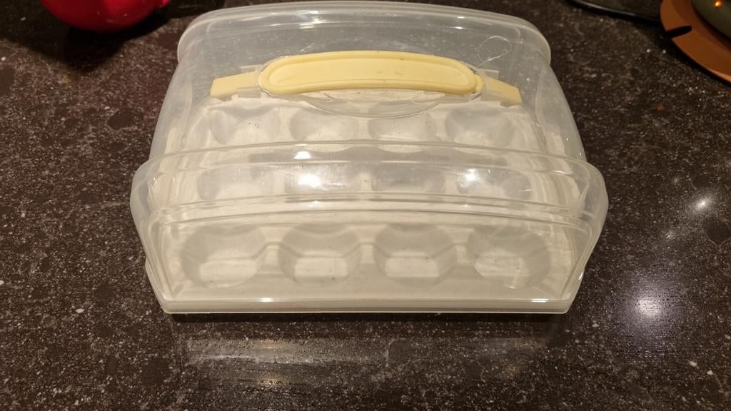 Cupcake maker met bewaardoos, Ophalen of Verzenden