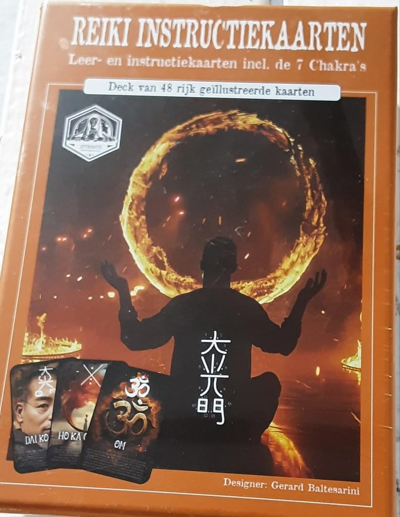 Reiki Instructiekaarten: Symbolen & 7 Chakra's, Boeken, Esoterie en Spiritualiteit, Nieuw, Instructieboek, Spiritualiteit algemeen
