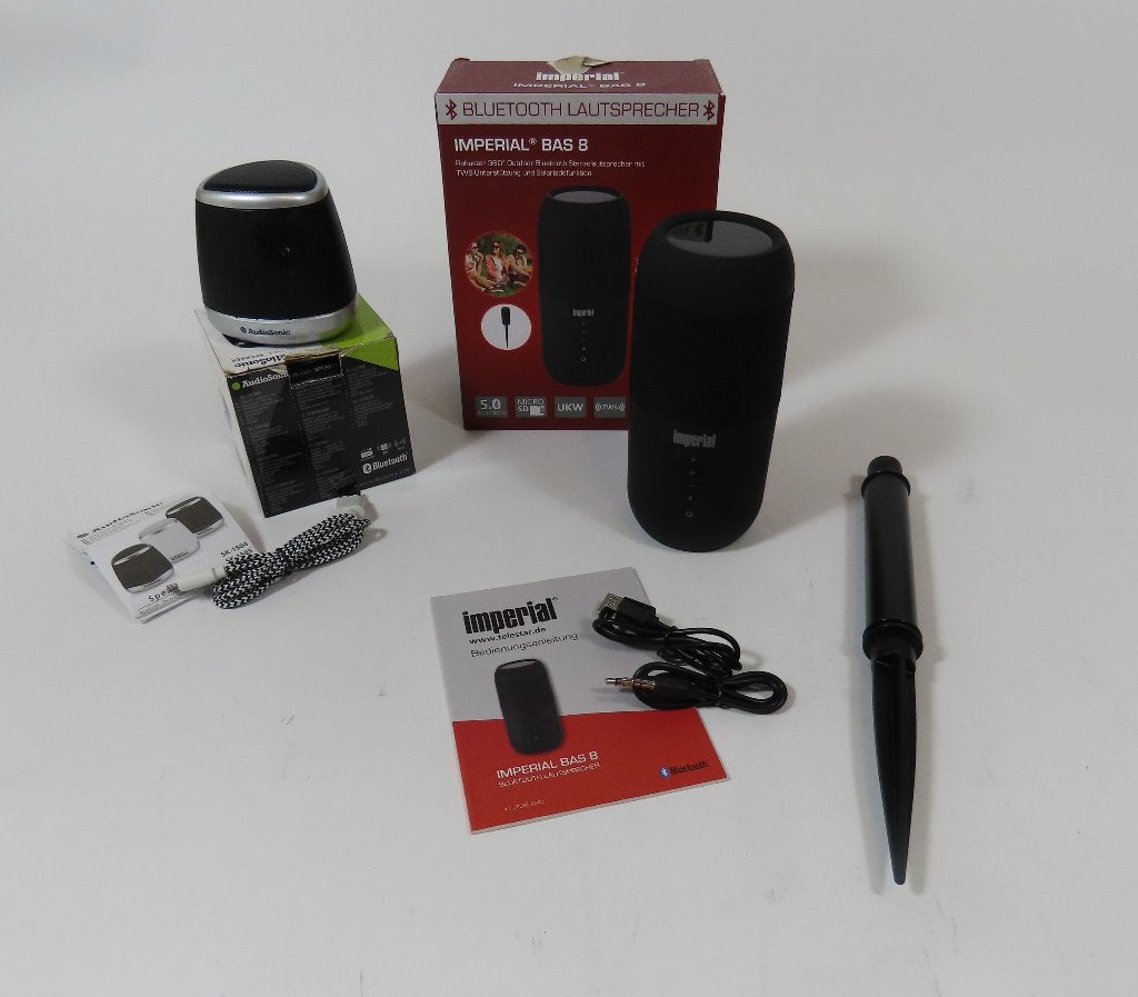 mperial Bas 8 Solar Bluetooth Speaker + AudioSonic Speaker, Overige merken, Overige typen, Ophalen of Verzenden, Zo goed als nieuw